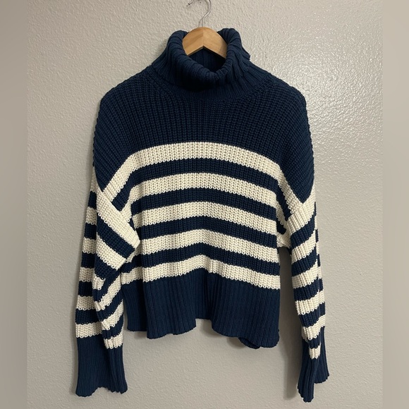 Madewell Wide Rib Turtleneck Sweater - Picture 2 of 12